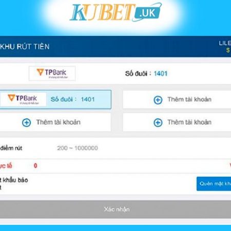 Cách rút tiền trên Kubet nhanh chóng và an toàn